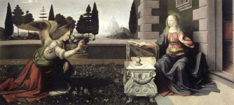 LEONARDO da Vinci The annunciation